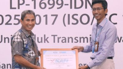 Terjamin Validitas Hasil Uji, Laboratorium Penguji Minyak PLN Dapatkan Sertifikasi dari Komite Akreditasi Nasional