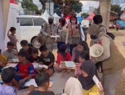 Polda Metro Jaya dan Relawan Siapbergerak bantu trauma healing korban gempa Cianjur