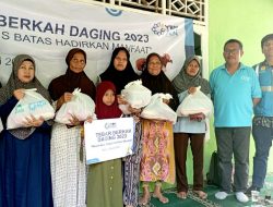 YBM PLN Depok Tebar Berkah Daging Tahun 2023 bersama Yatim Dhuafa