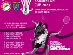 Peringati Hari Pahlawan, Yapenusa Gelar Turnamen Badminton Pelajar se-Kota Depok