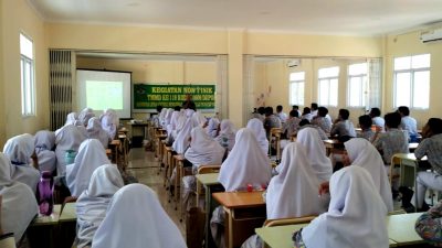 TMMD Ke-118, Kodim Depok Perkuat Wasbang Ke Pelajar SMK Muhammadiyah 4