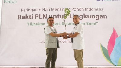 Dalam Rangka Peringati Hari Menanam, PLN UIT JBB Tanam 3.000 Pohon di 41 Titik Lokasi
