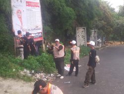 Sempat Dirusak OTK, Relawan 11 Kembali Pasang Baliho Ela Dahlia