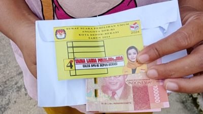 Caleg DPR RI Tania dan Wenny Diduga Lakukan Politik Uang di Depok