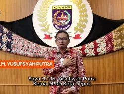 HUT Kota Depok, Ketua DPRD Optimis Depok Terus Maju, Ekonomi Jadi Prioritas Utama