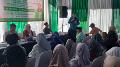 Gelar Reses, Qonita Lutfiyah Tuai Pujian Warga Bumi Sawangan Indah (BSI) 2