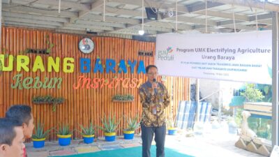 PLN UIT JBB Dukung Kemajuan Program UMK Electrifying Agriculture “Urang Baraya” di Kota Tangerang