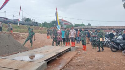 Tim Wasev Mabesad Pantau Progres TMMD Ke-124 di Depok, Apresiasi Sinergi TNI-Pemda
