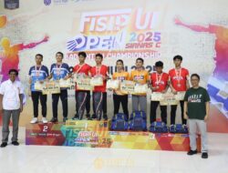 Sirkuit Nasional C FISIP UI Open 2025 Resmi Ditutup