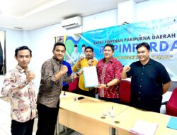 Kamil  Ketua KNPI Kecamatan Sawangan dalam Pleno yang di lakukan DPD KNPI Kota Depok