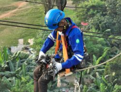 PLN UIT JBB Amankan Jaringan Transmisi dari Ancaman Layang-Layang Jelang HUT ke-80 RI
