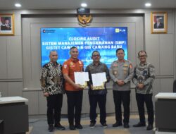 PLN UPT Cawang Raih Predikat Emas dalam Implementasi Sistem Manajemen Pengamanan Objek Vital Nasional