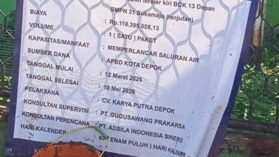 GEDOR : Dikategorikan Sebagai Wanprestasi Kontrak Proyek Penurapan