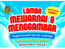 Lomba Menggambar Memperebutkan Piala Walikota Depok Diadakan Oleh IKRAR