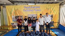 BRI Mabes TNI Cilangkap Bagikan Sembako ke Yayasan Fadhilah Ihsan Cipayung