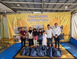BRI Mabes TNI Cilangkap Bagikan Sembako ke Yayasan Fadhilah Ihsan Cipayung