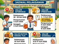 SPMB SMP 2026 Jalur Prestasi Segera Dibuka
