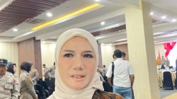 Yeti Wulandari Mengikuti Doa Lintas Agama Yang digelar Polres Metro Depok