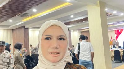 Yeti Wulandari Mengikuti Doa Lintas Agama Yang digelar Polres Metro Depok