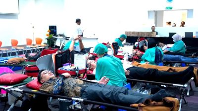 RSUI dan Bank Mandiri Perkuat Semangat Gotong Royong Melalui Aksi Donor Darah