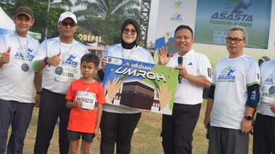 Keseruan ASASTA FUN RUN 2026, Ajak 1.000 Peserta Lari Bersama Memperingati Hari Pelanggan Nasional, PT Tirta Asasta Depok (Perseroda) ASASTA FUN RUN 2026 di Shila at Sawangan, Depok