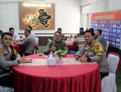 Kapolres OKI dan Dandim 0402 Perkuat Sinergi TNI-Polri