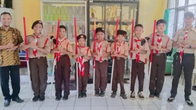 Pramuka SDN Sawangan 02 Intensifkan Latihan Jelang Jamran 2026